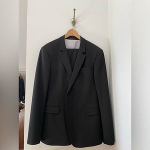 Top man black suit